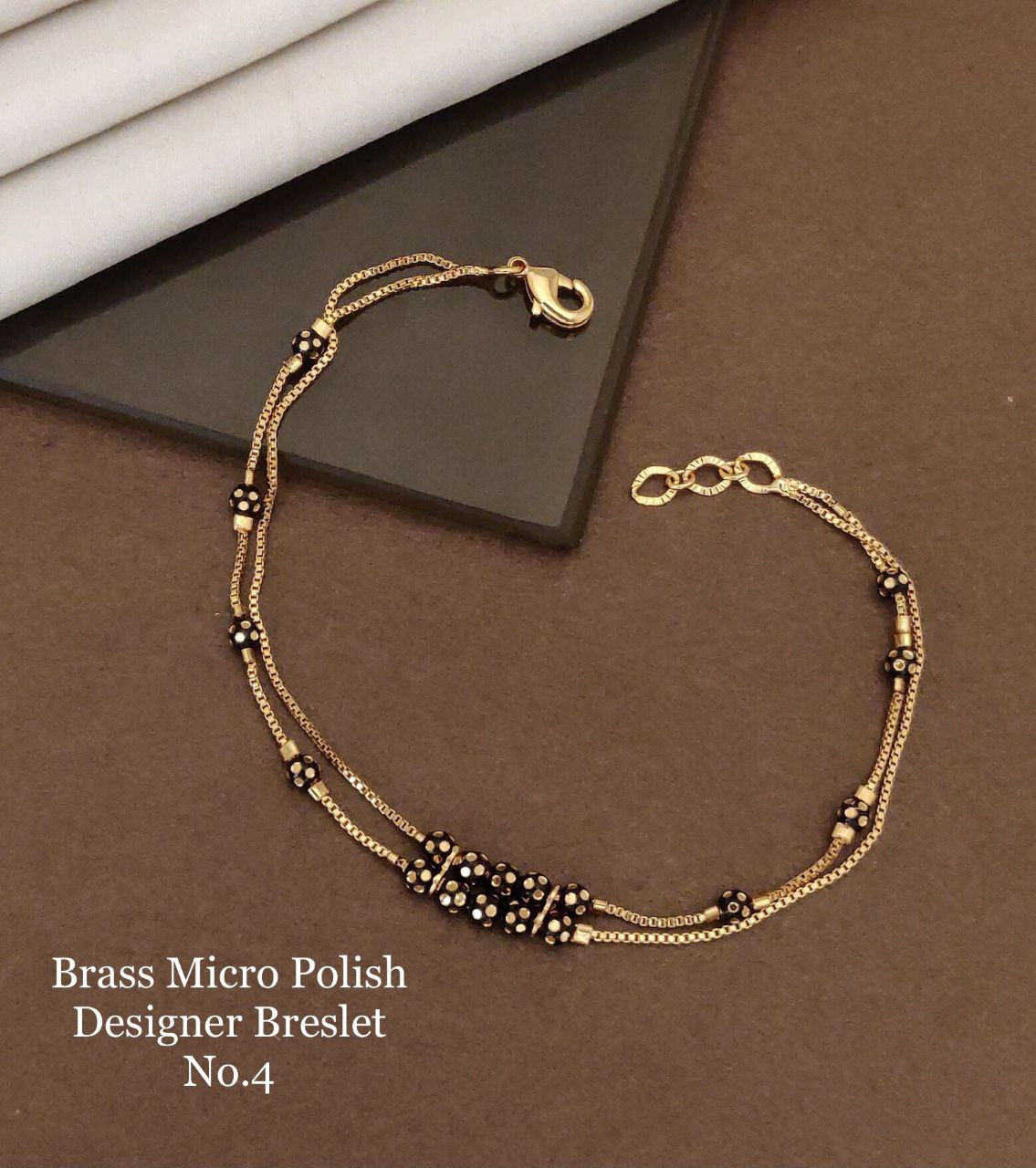 Brass Micro Polish Designer Bracelet