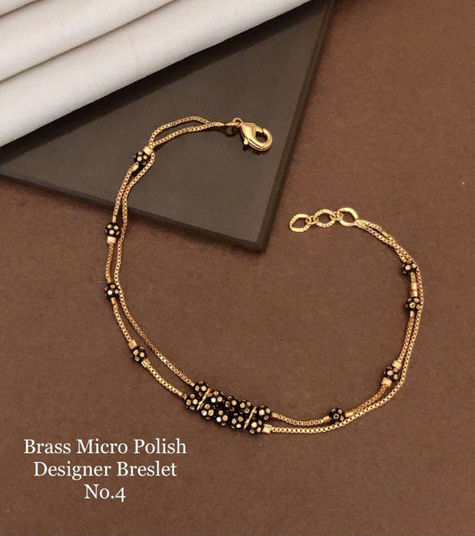Brass Micro Polish Designer Bracelet