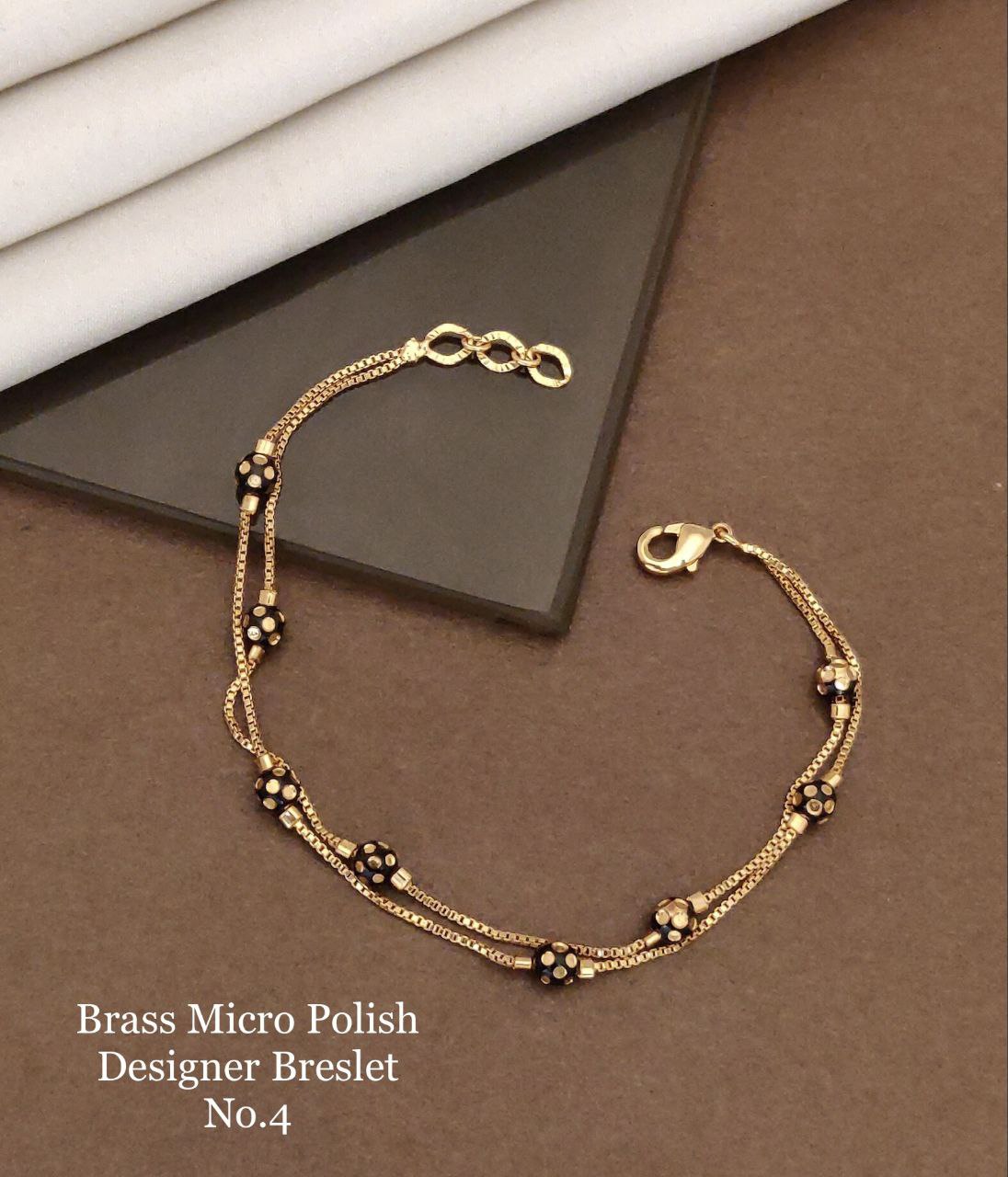 Brass Micro Polish Designer Bracelet
