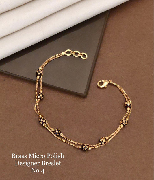 Brass Micro Polish Designer Bracelet